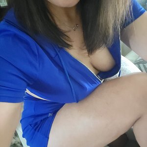 Blue outfit for summer