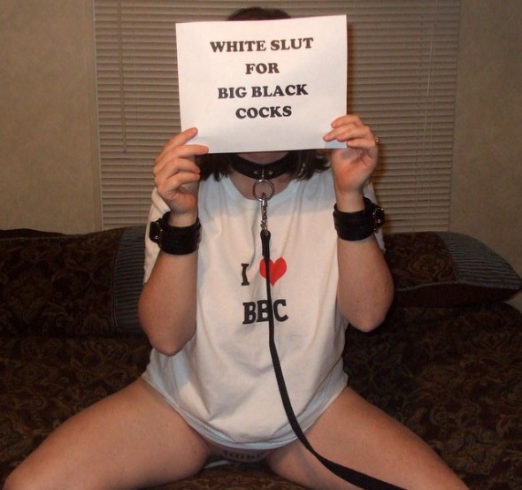 white wife slut for black cock
