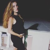 Amalia Zaar - pregnant in black dress.jpg