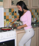 Hot Sexy Naked Woman Cooking.png