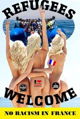 Refugees welcome no racism in France.jpeg