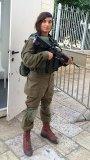 IDF Israel defense ******* female soldier Jerusalem Sabra hot.jpg