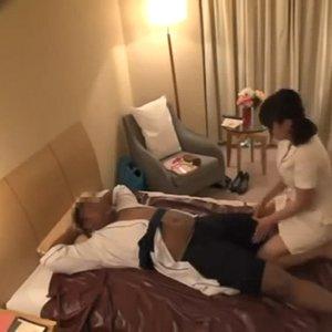 Hot asian massage