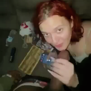 She sucking bbc while is on call with her poor white boyfriend