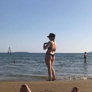 jessica at beach Greece 2107