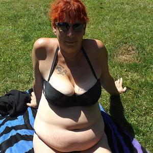 bikini top cleavage