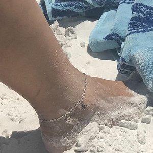 HotWife Anklet at the beach