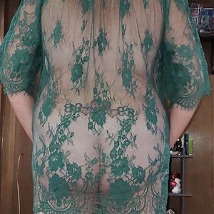 Green lace lingerie 3