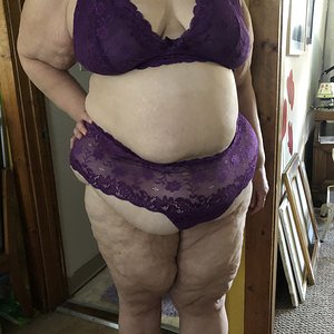 Big girl in purple