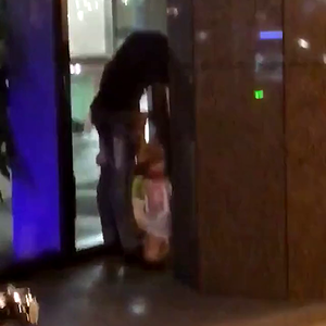 White Girl Caught Sucking BBC In Mall