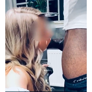Her White Pussy Was Drooling 💦 After Sucking Her First BBC In Front White Boyfriend