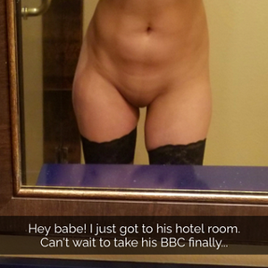 Sent this pic to my cuck before getting BLACKED...