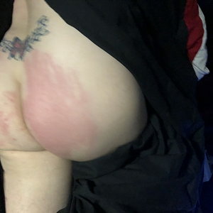Spanked ass