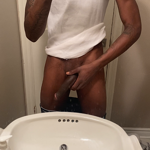Jerking my big cock for you ;)
