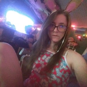 Naughty baby bunny feeling bad for cumming thinking about bbc in front of Daddy