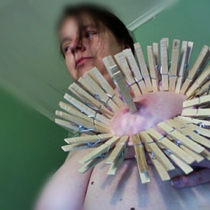 Breast and clothespins