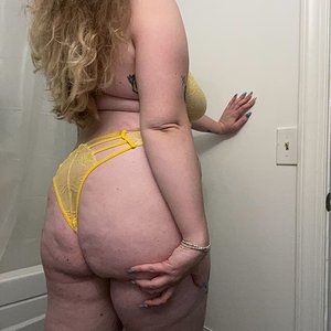 yellow lingerie