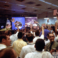 Moon Landing Celebration GIF by BBC America