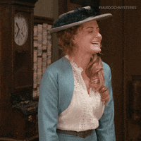 Laughing Out Loud Reaction GIF by Murdoch Mysteries